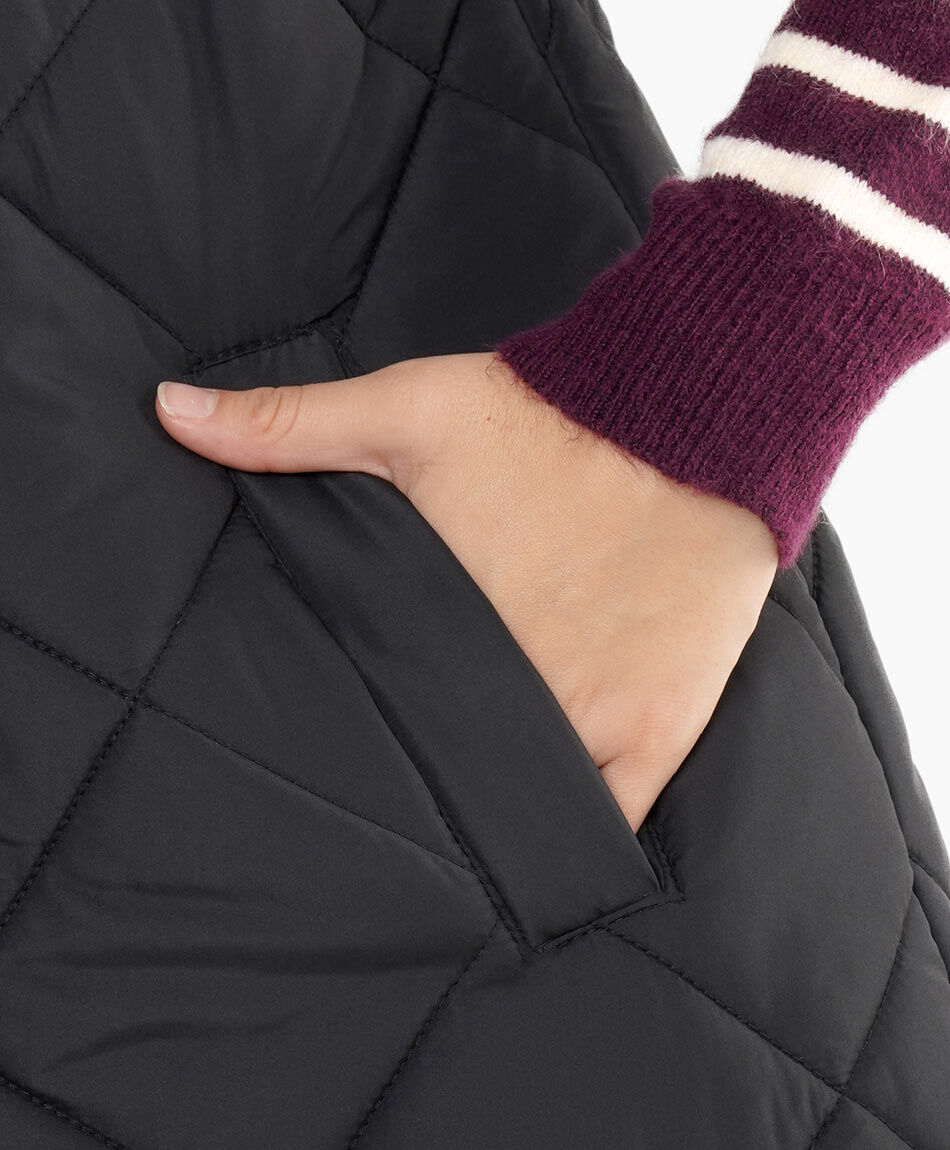 Parka mujer larga sin mangas