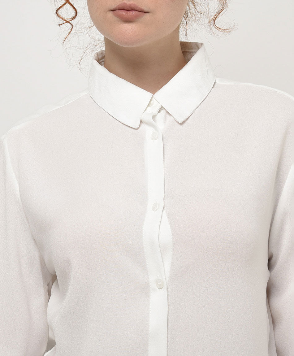 Blusa mujer camisera cl&aacute;sica