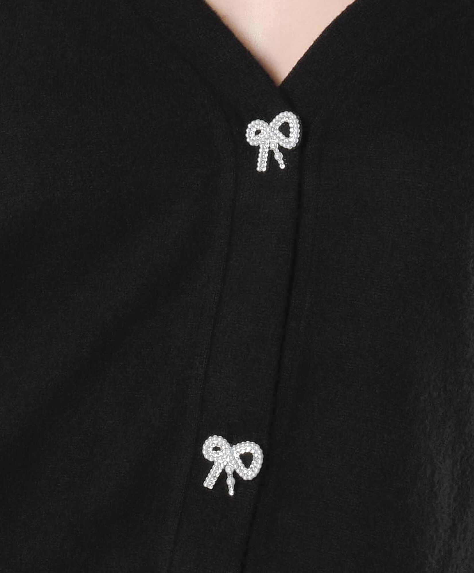 Cardigan mujer botones de cinta crop Cardigan mujer botones de cinta crop