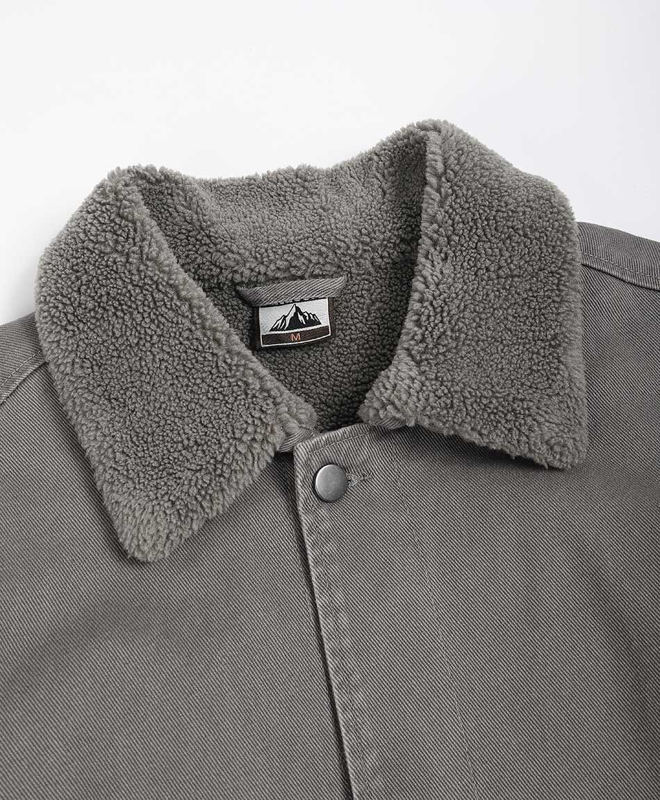 Chaqueta hombre canvas forrada