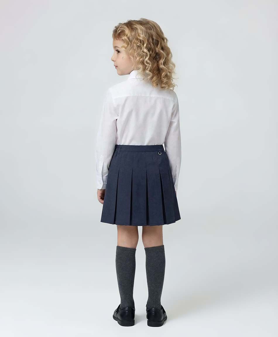 Falda escolar elasticada navy