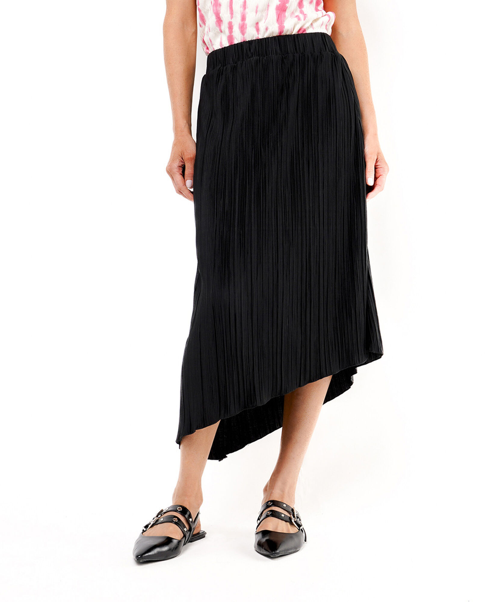 Blusa mujer pliegues asimétrica Blusa mujer pliegues asimétrica