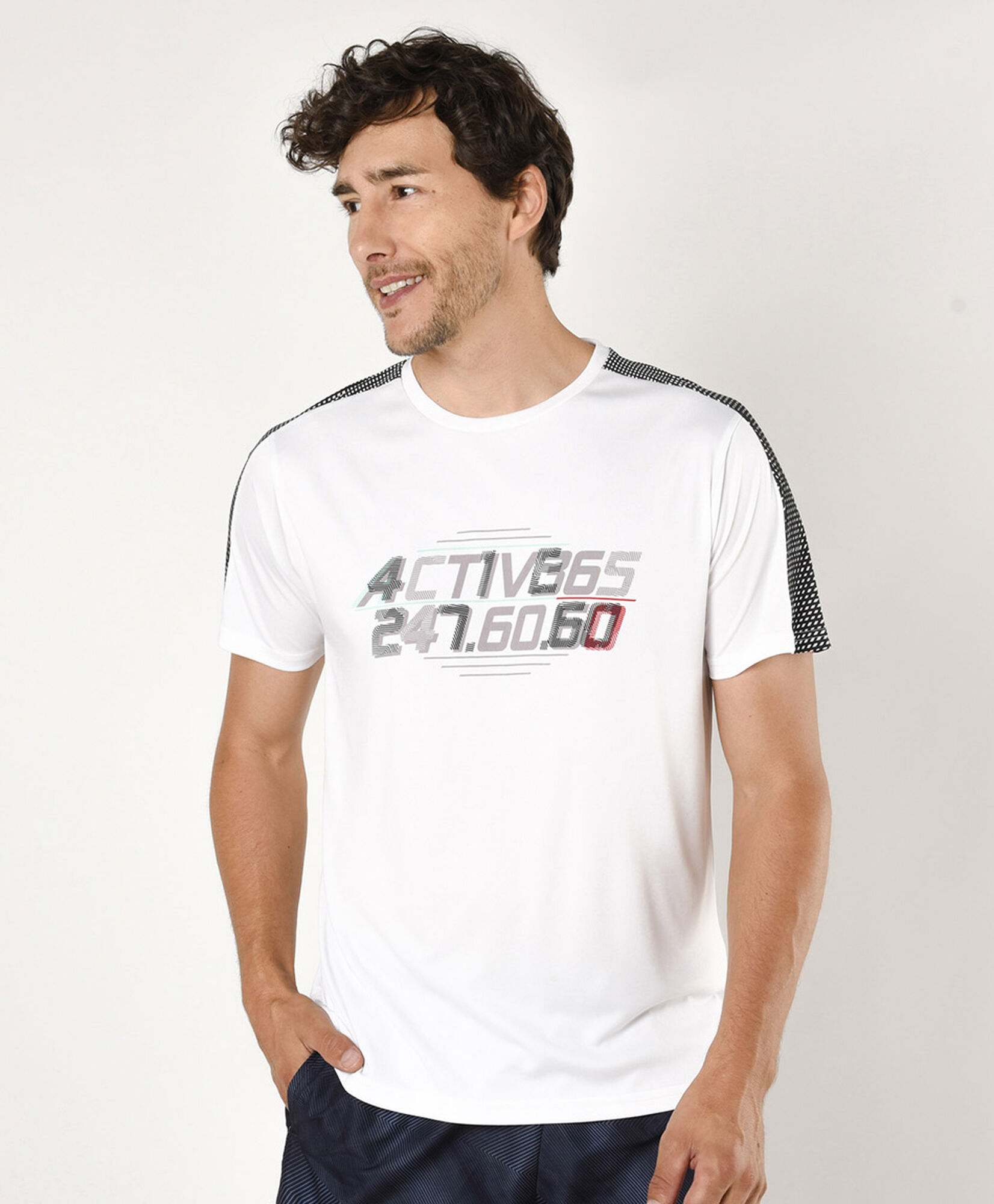 Polera deportiva hombre active TRICOT