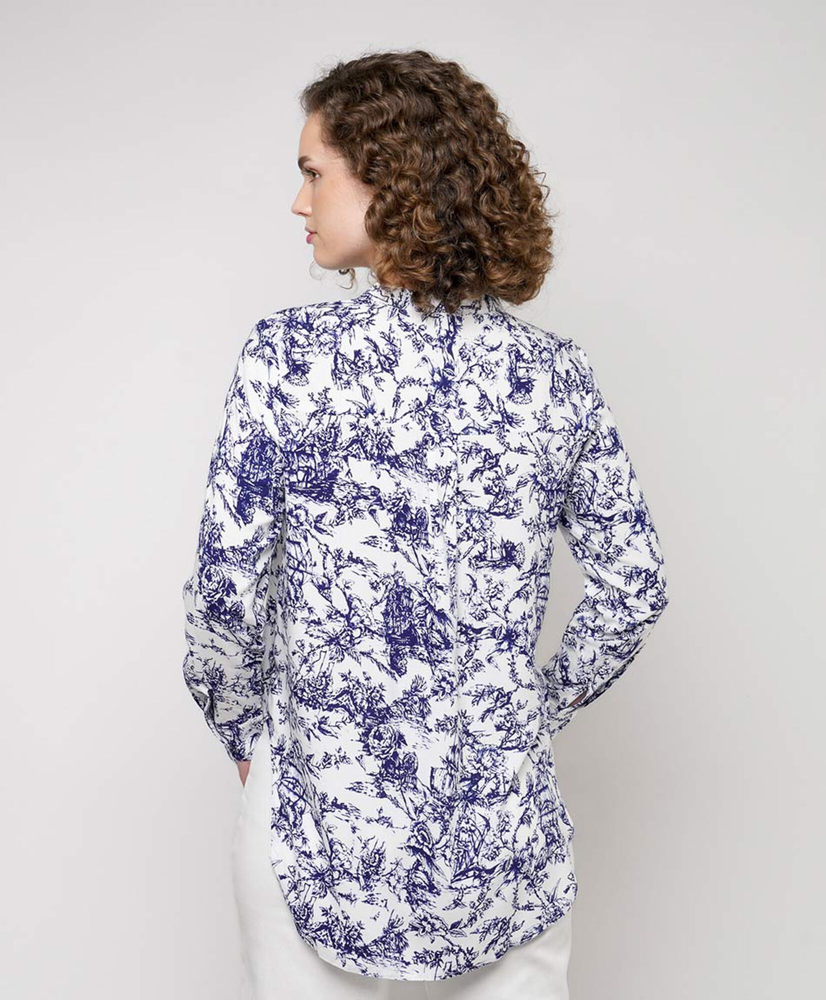 Blusa mujer estampado larga Blusa mujer estampado larga