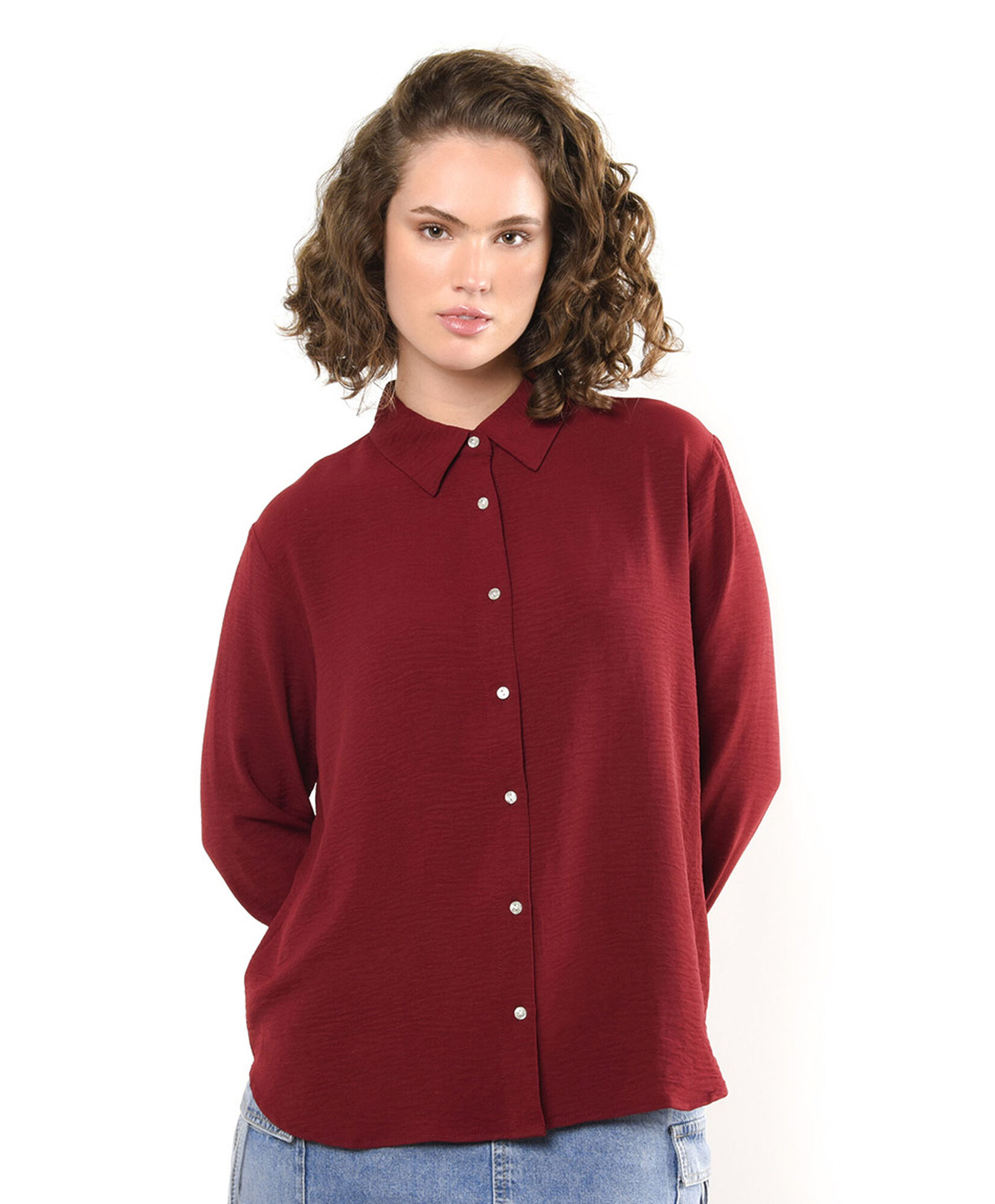 Blusa mujer rojo oscuro Blusa mujer rojo oscuro