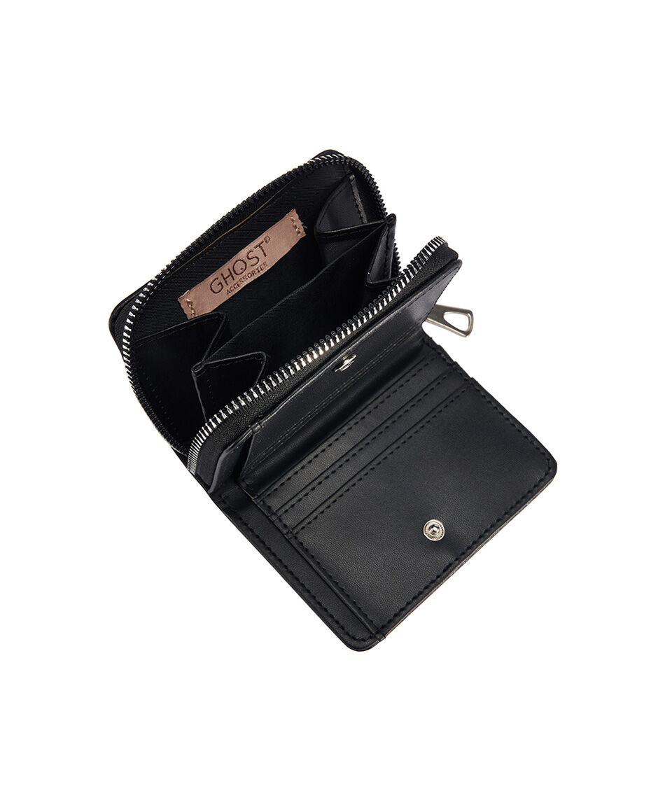 Billetera mujer techas negra