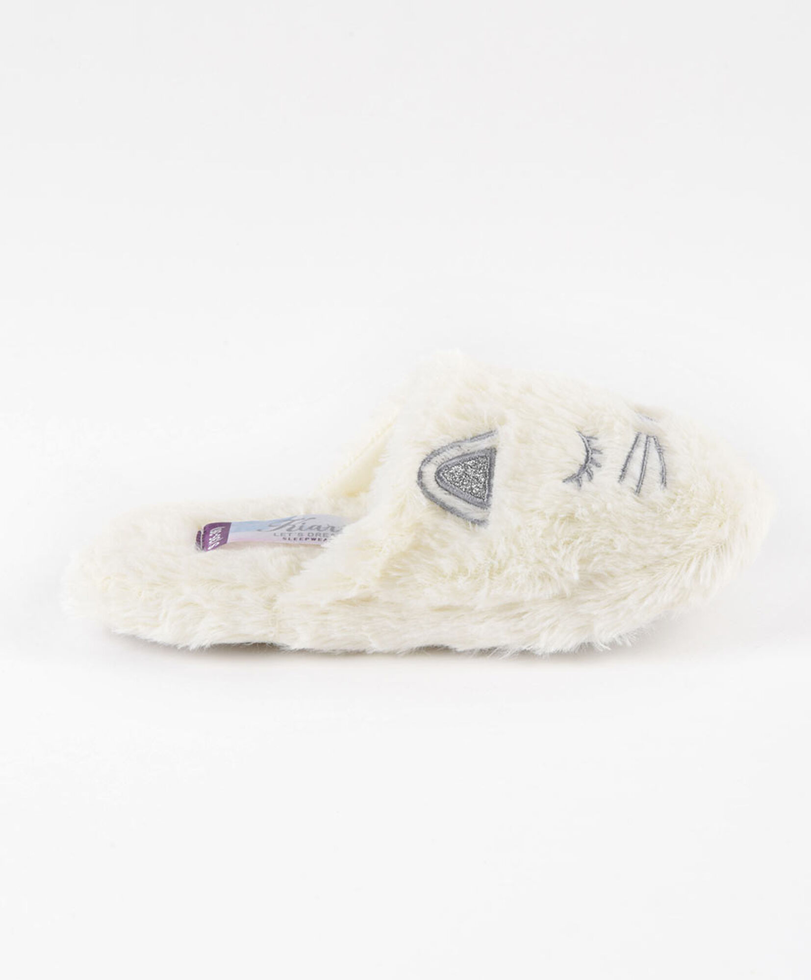 Pantufla mujer pelitos gatito Pantufla mujer pelitos gatito