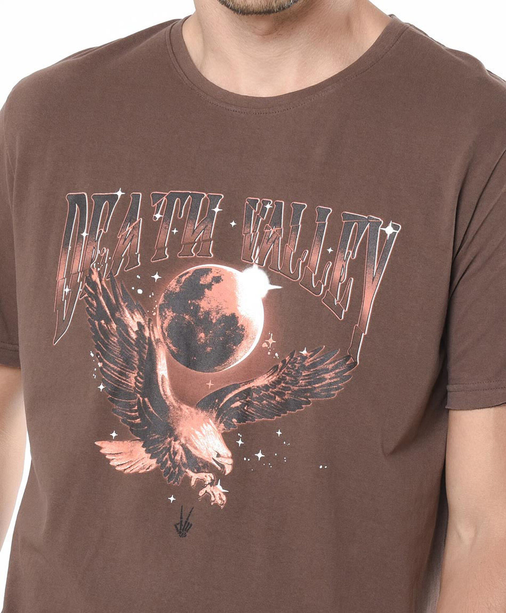 Polera hombre estampado luna y águila Polera hombre estampado luna y águila