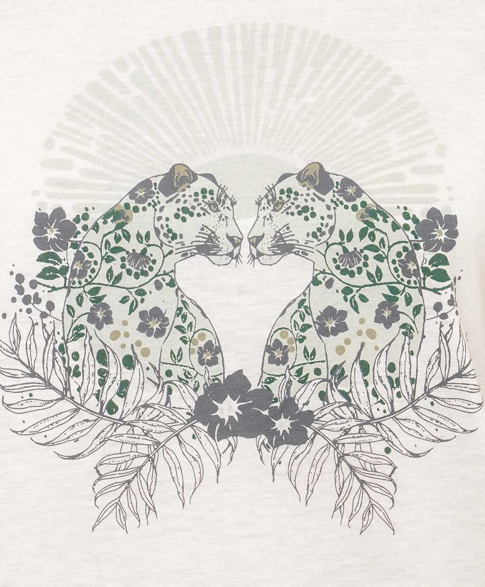 Polera mujer jaguares bot&aacute;nicos