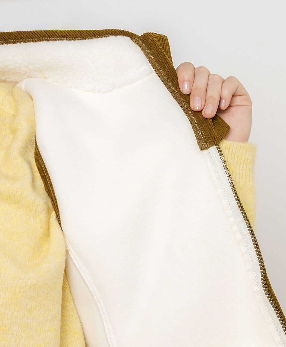 Polar mujer sherpa white