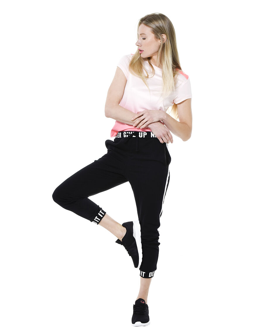 Pantalon cintura letras