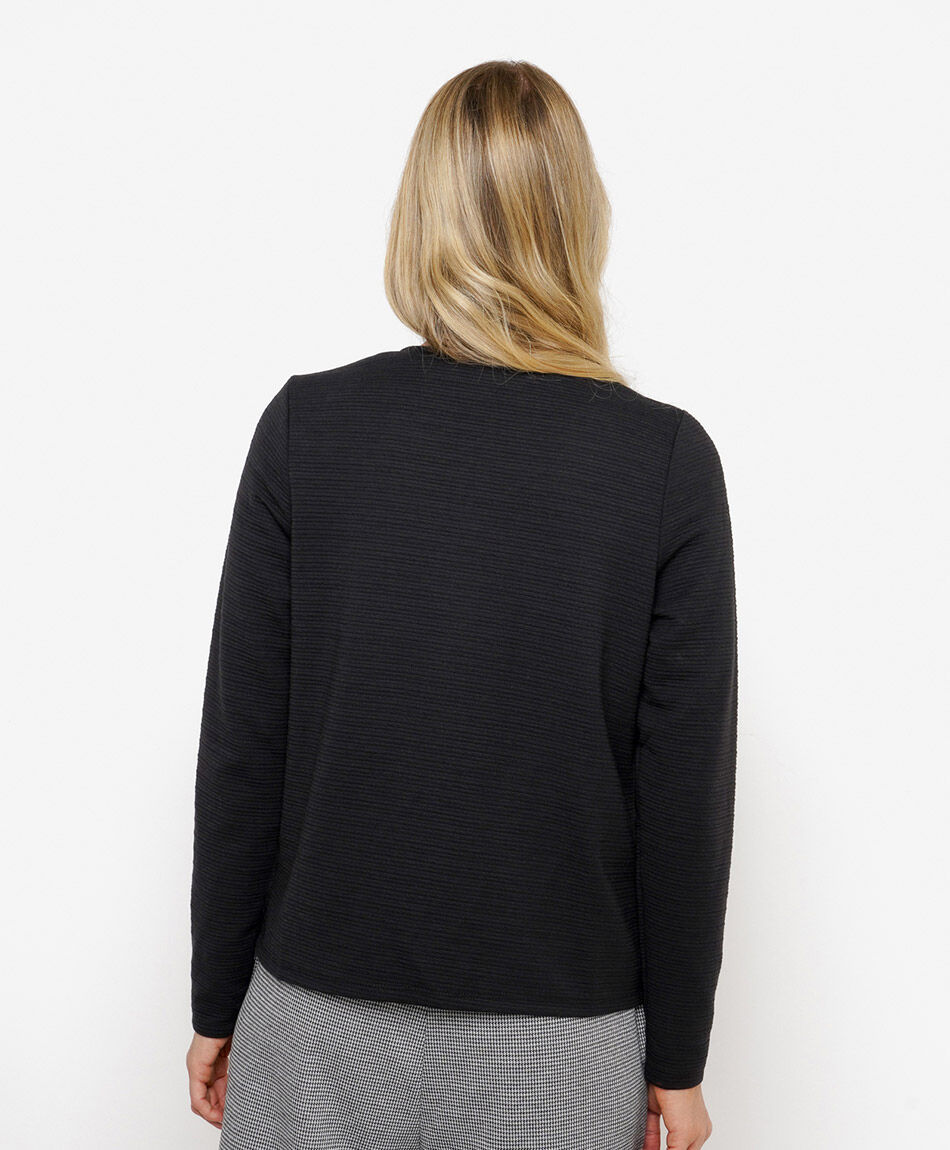 Chaqueta mujer bot&oacute;n superior