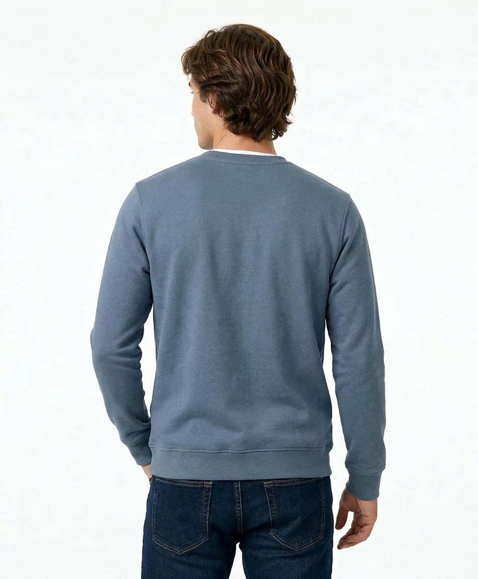 Poler&oacute;n hombre cuello redondo beige