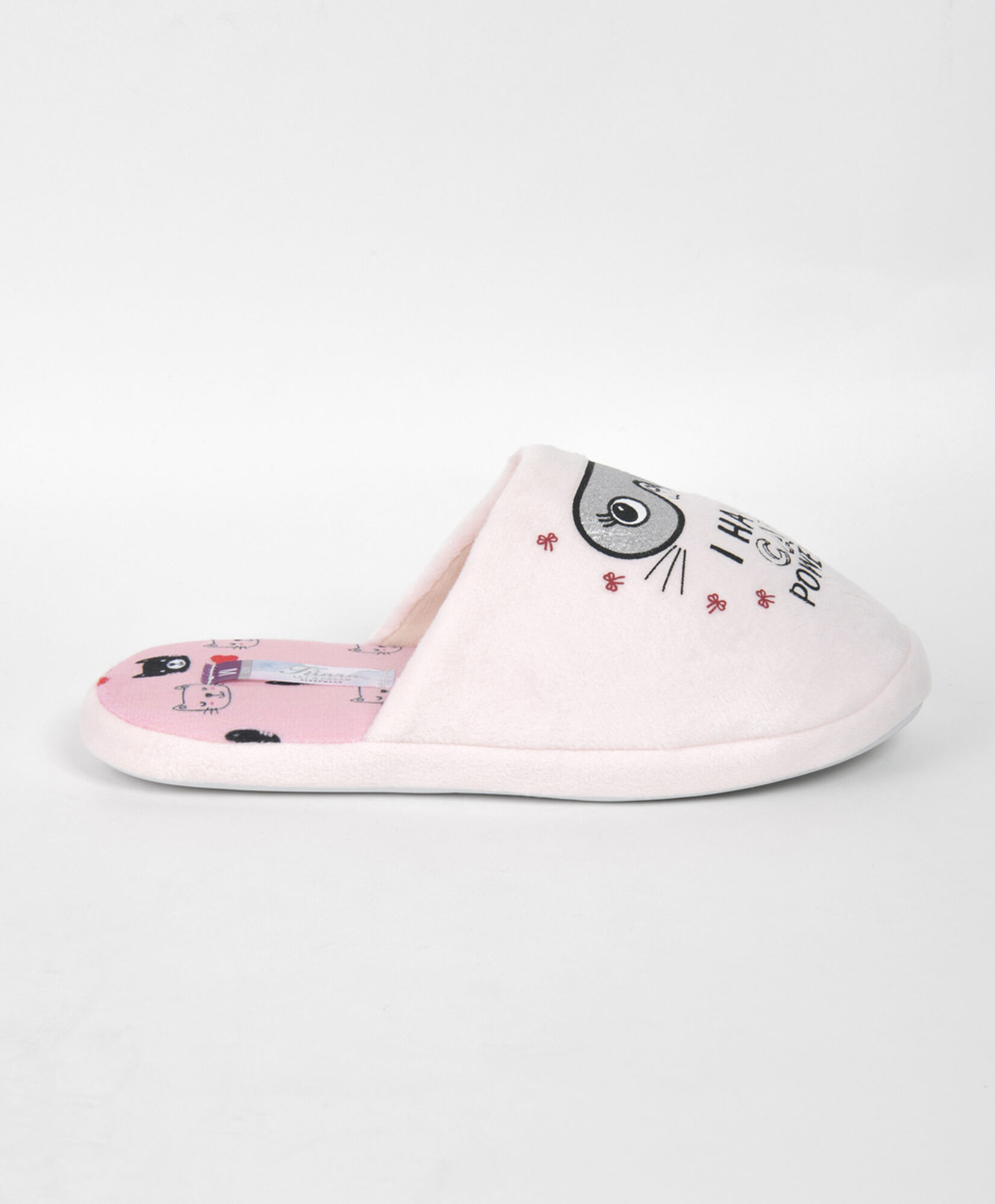 Pantufla mujer gato antifaz Pantufla mujer gato antifaz