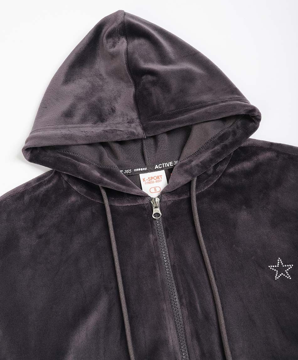 Poler&oacute;n deportivo mujer  hoodie grey