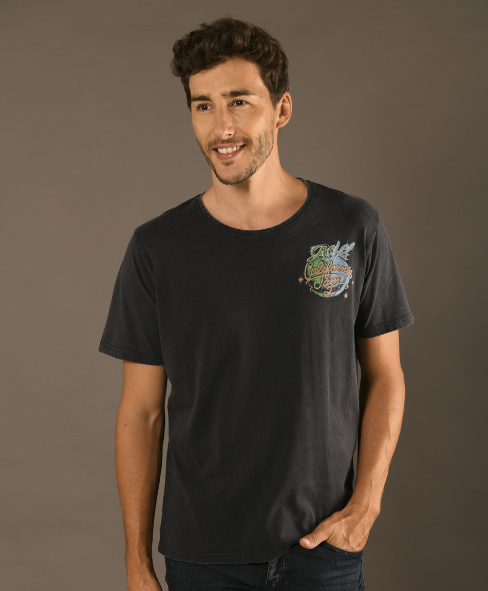 Polera manga corta cuello redondo