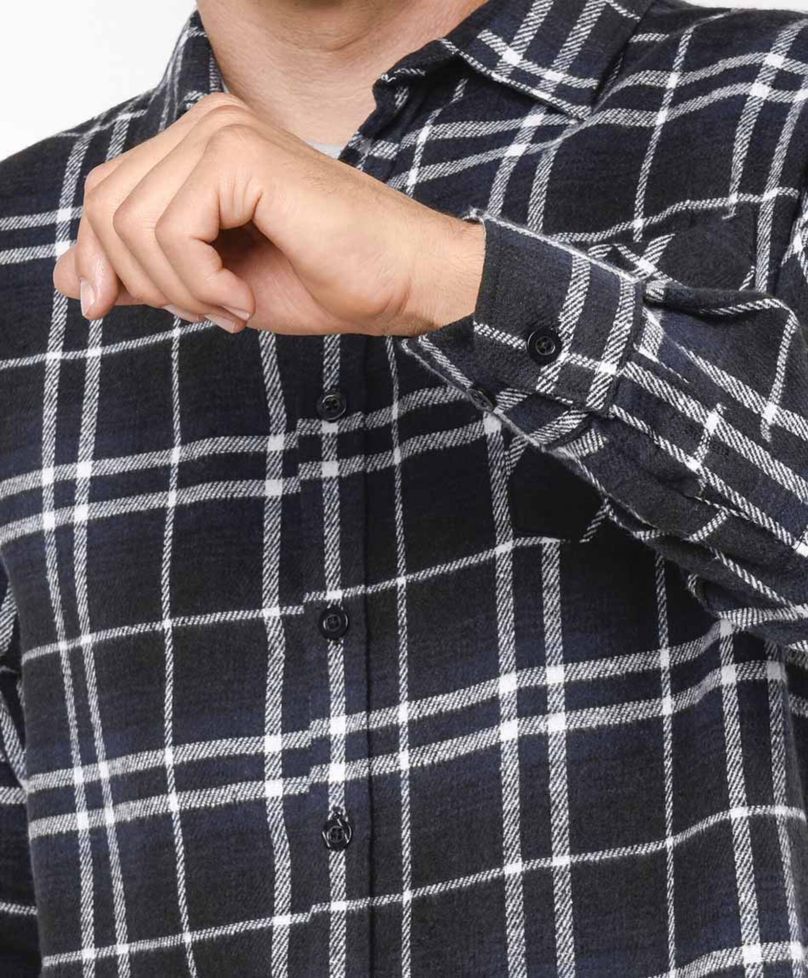 Camisa hombre leñadora negra Camisa hombre leñadora negra