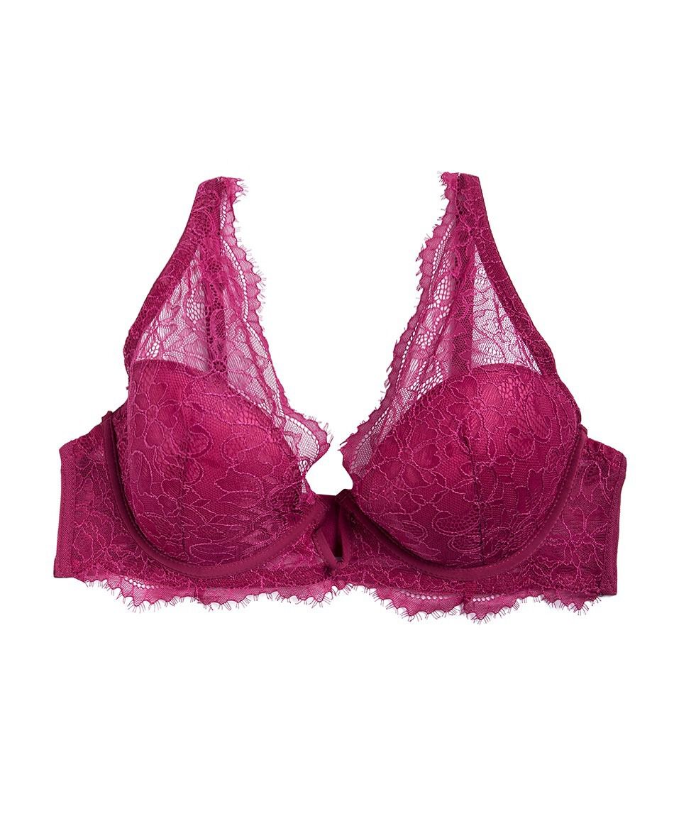 Sost&eacute;n mujer floreado encajes