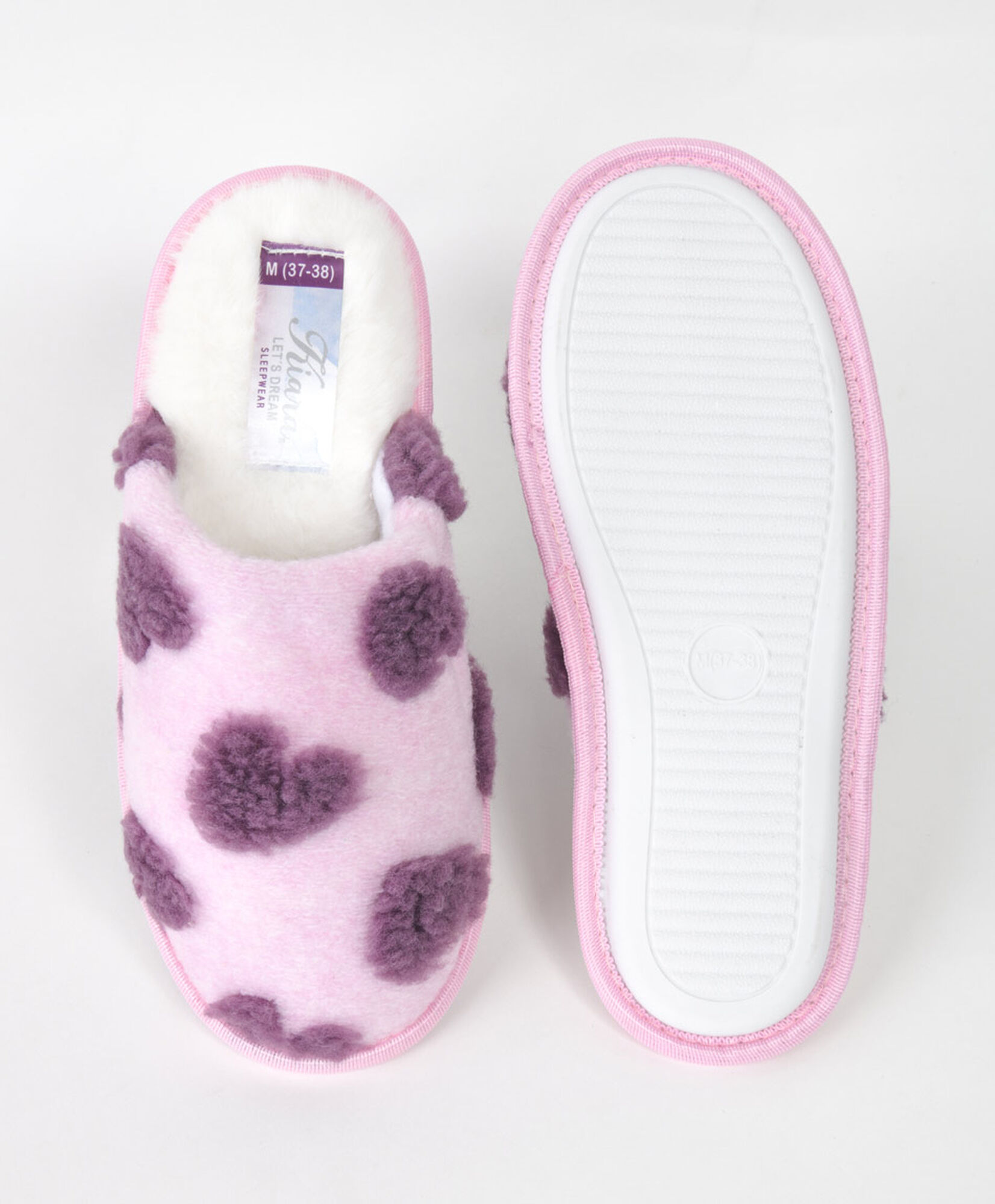 Pantufla mujer corazones Pantufla mujer corazones