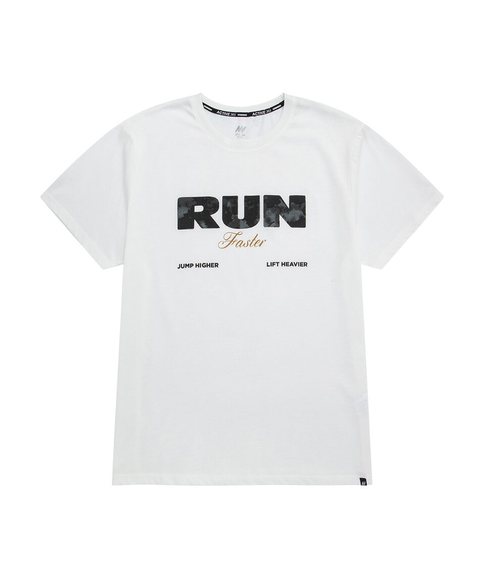 Polera deportiva hombre run faster
