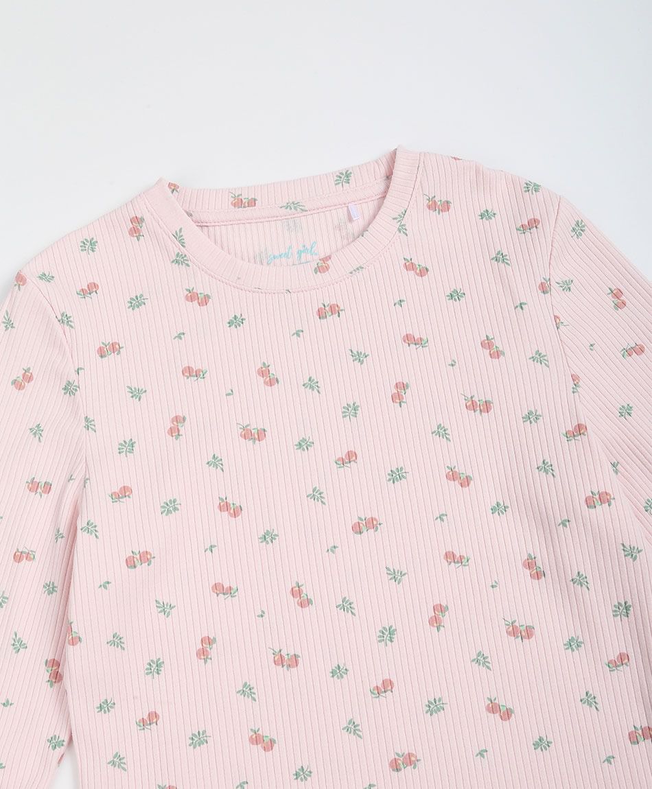 Polera ni&ntilde;a cereza pink