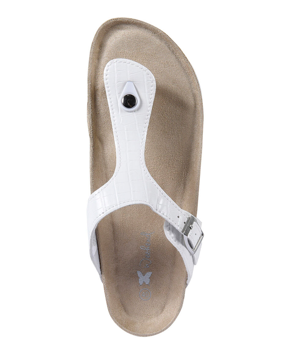 Sandalia blanca croc