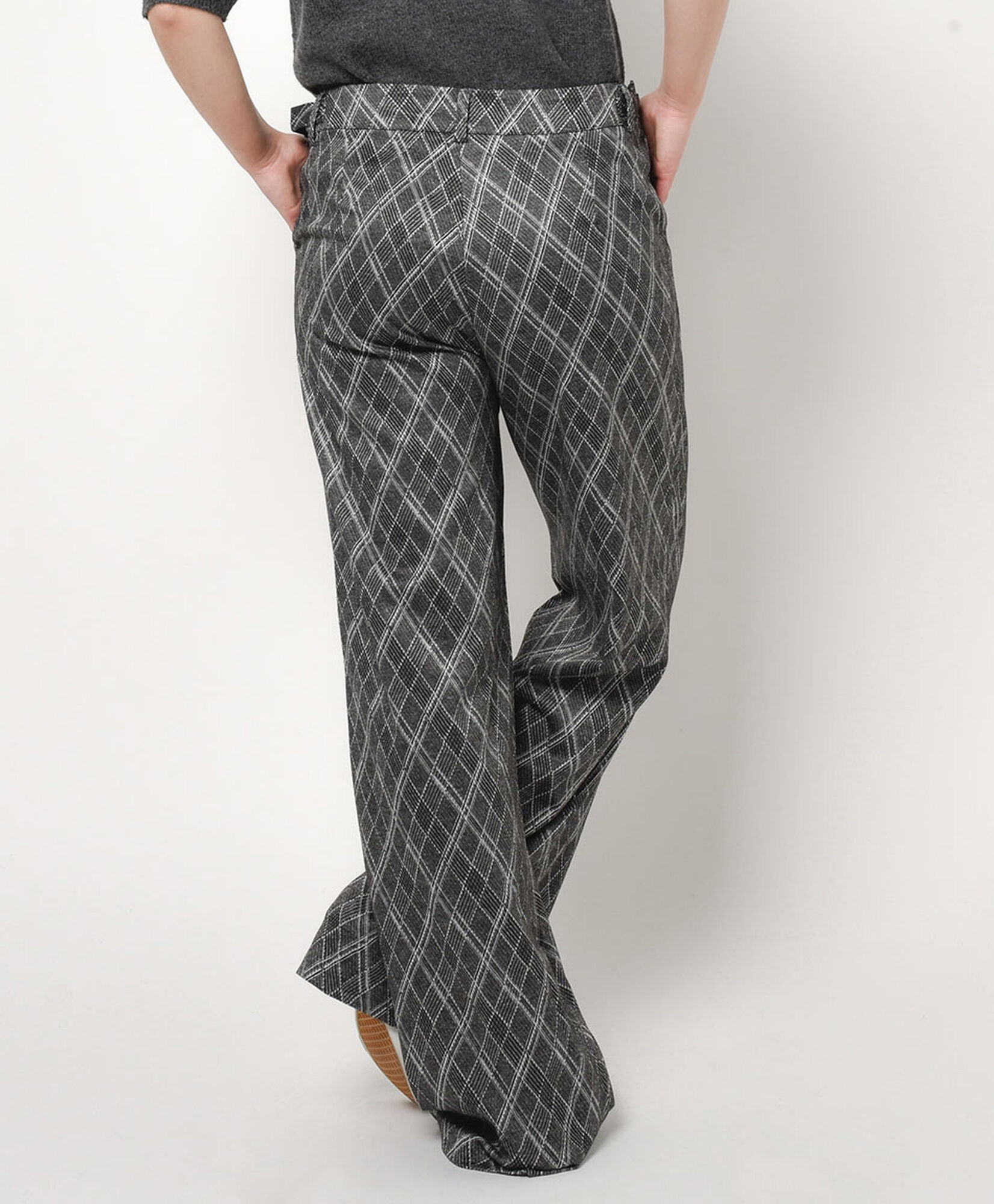 Pantalón mujer escocés wide Pantalón mujer escocés wide
