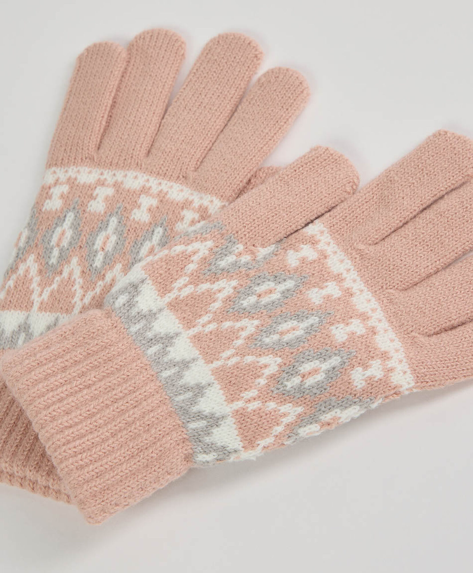 Guantes mujer rosados nordic Guantes mujer rosados nordic
