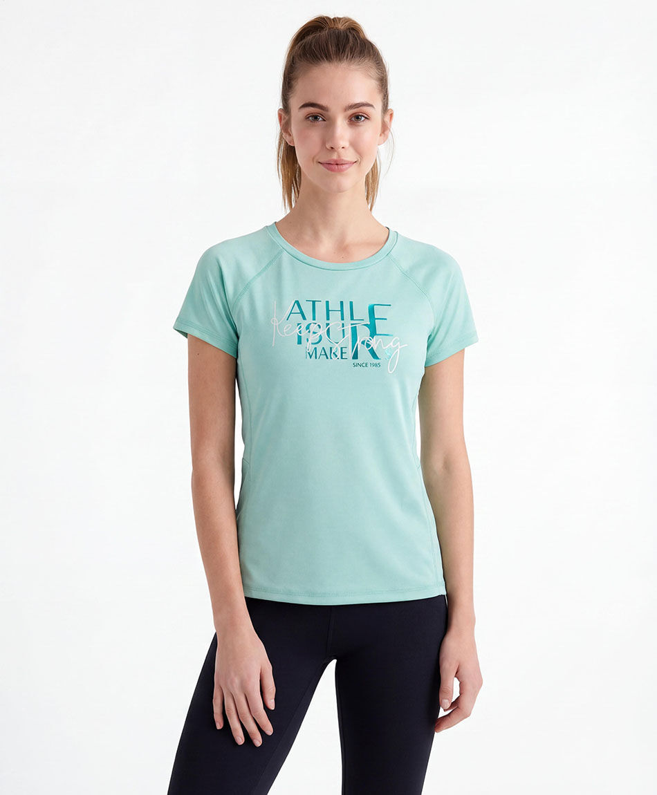 Polera deportiva mujer menta