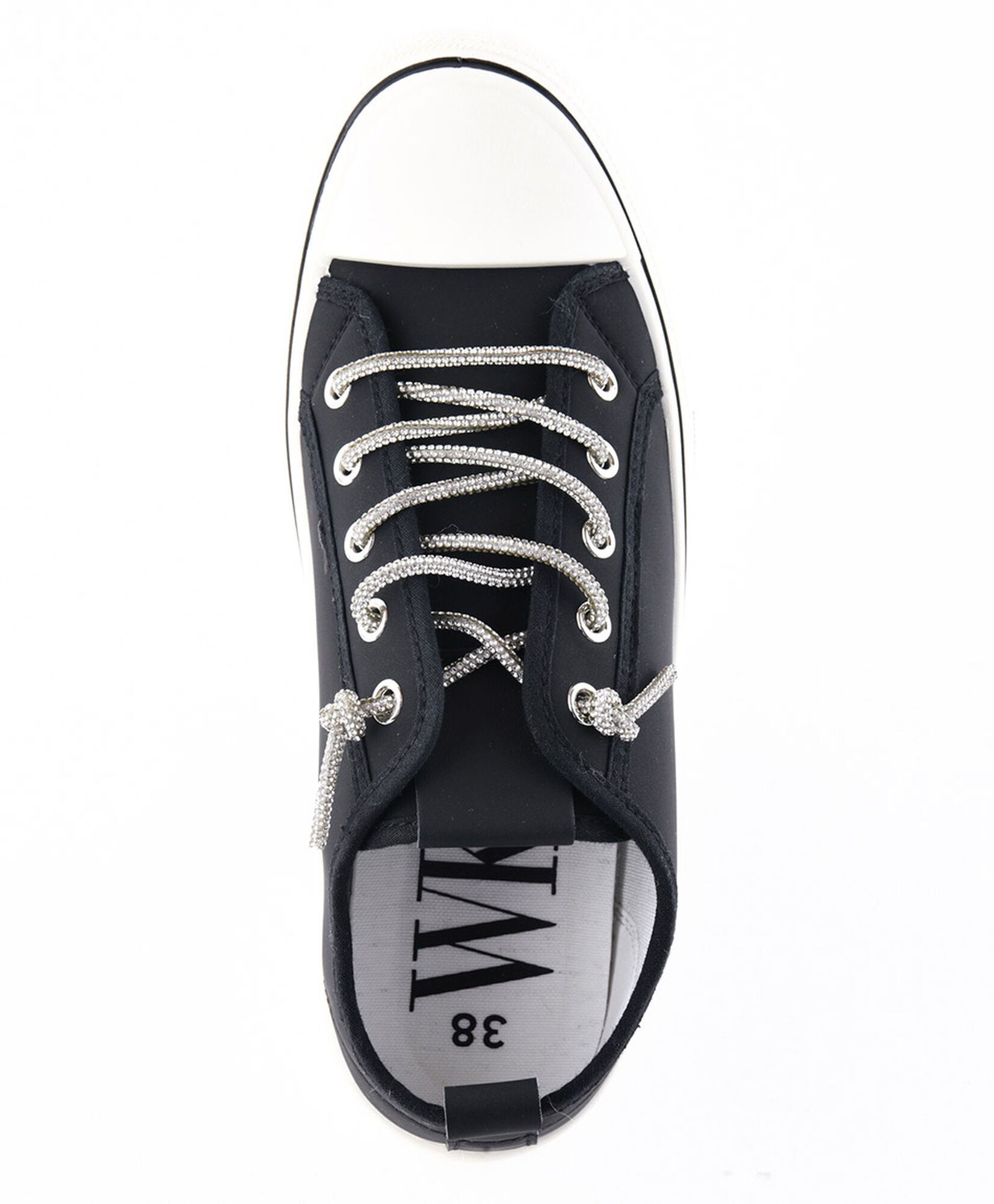 Zapatilla mujer cordones brillantes plataforma Zapatilla mujer cordones brillantes plataforma