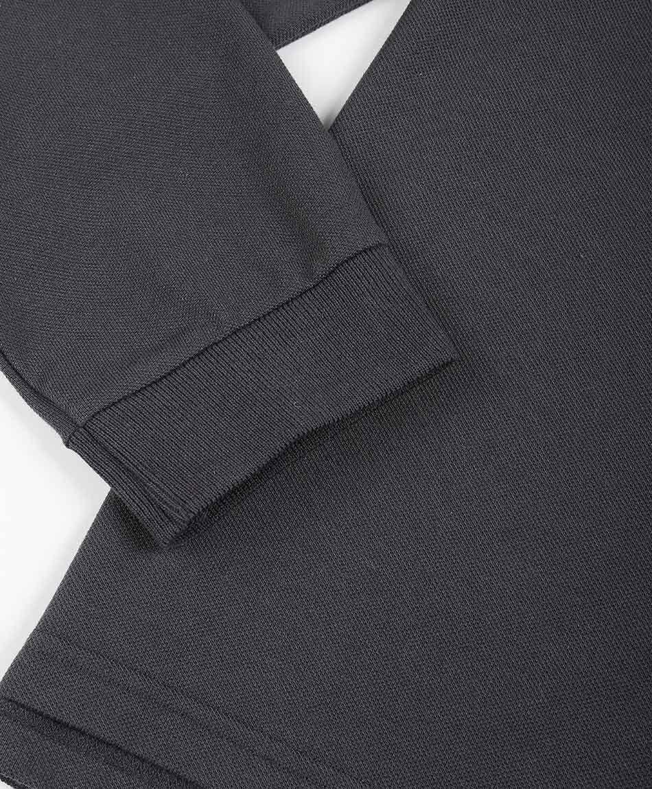 Polera hombre botones gris