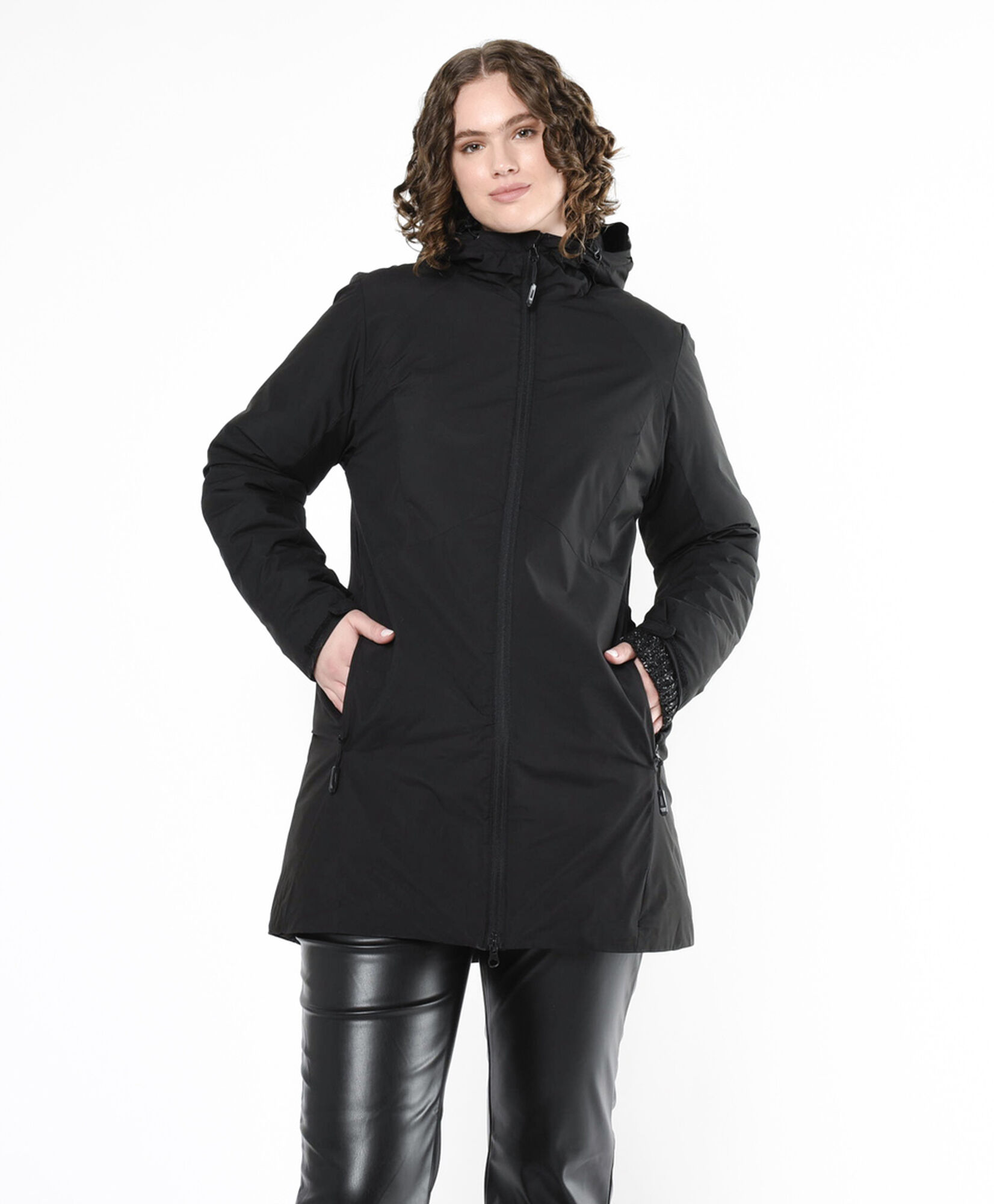Parka mujer lisa Parka mujer lisa