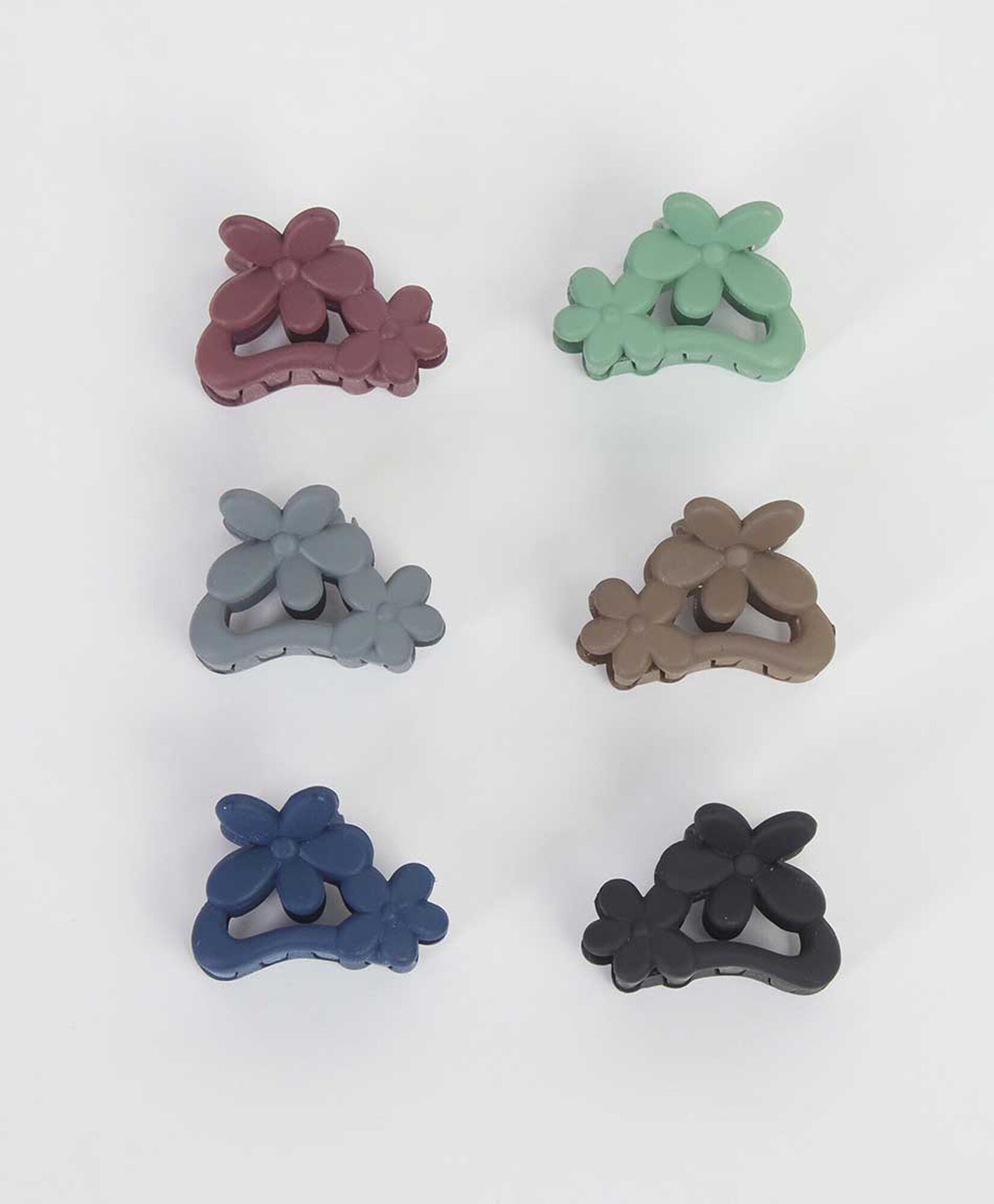 Set 6 pinches mujer colores Set 6 pinches mujer colores