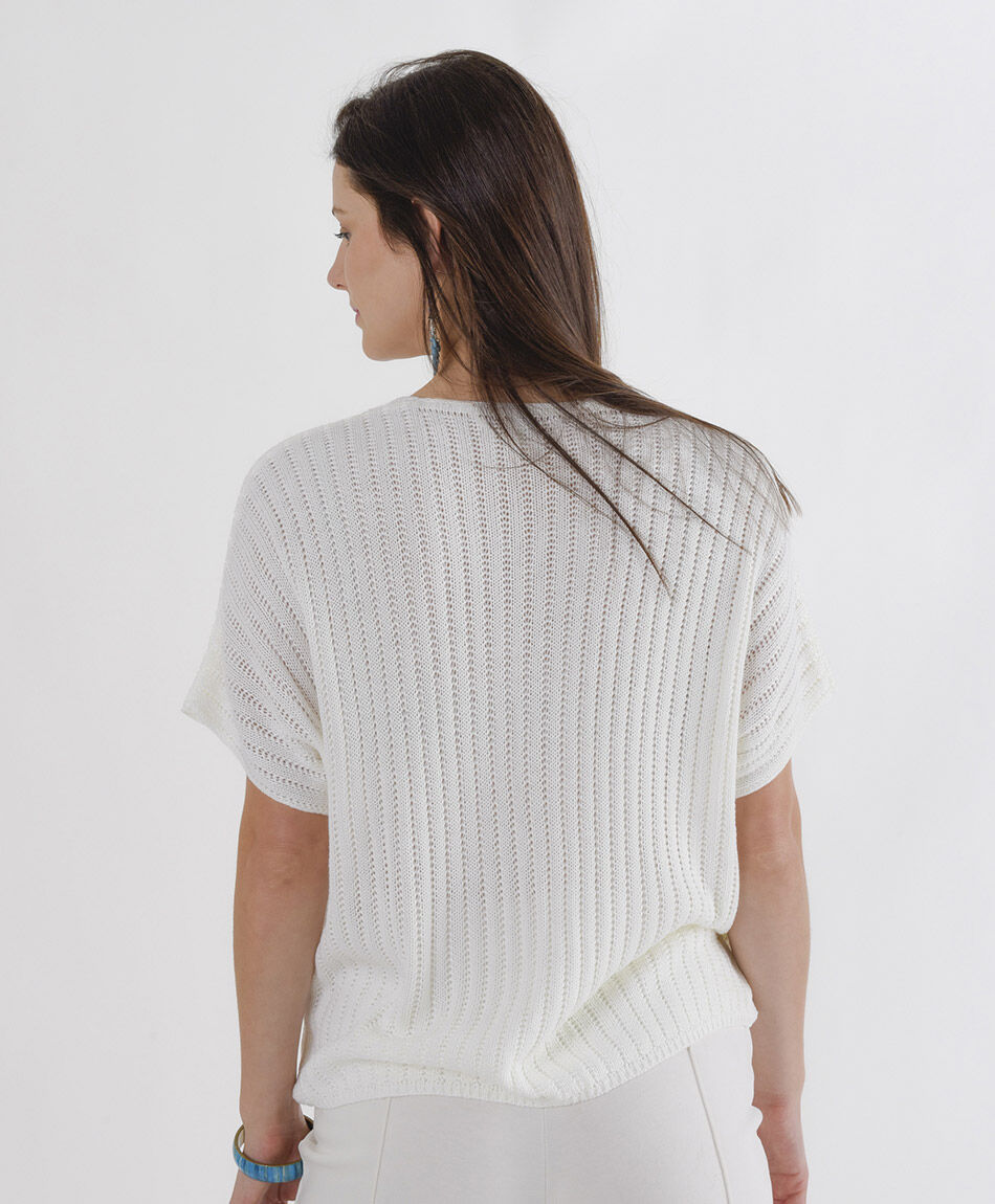 Cardigan mujer lazo frontal manga corta