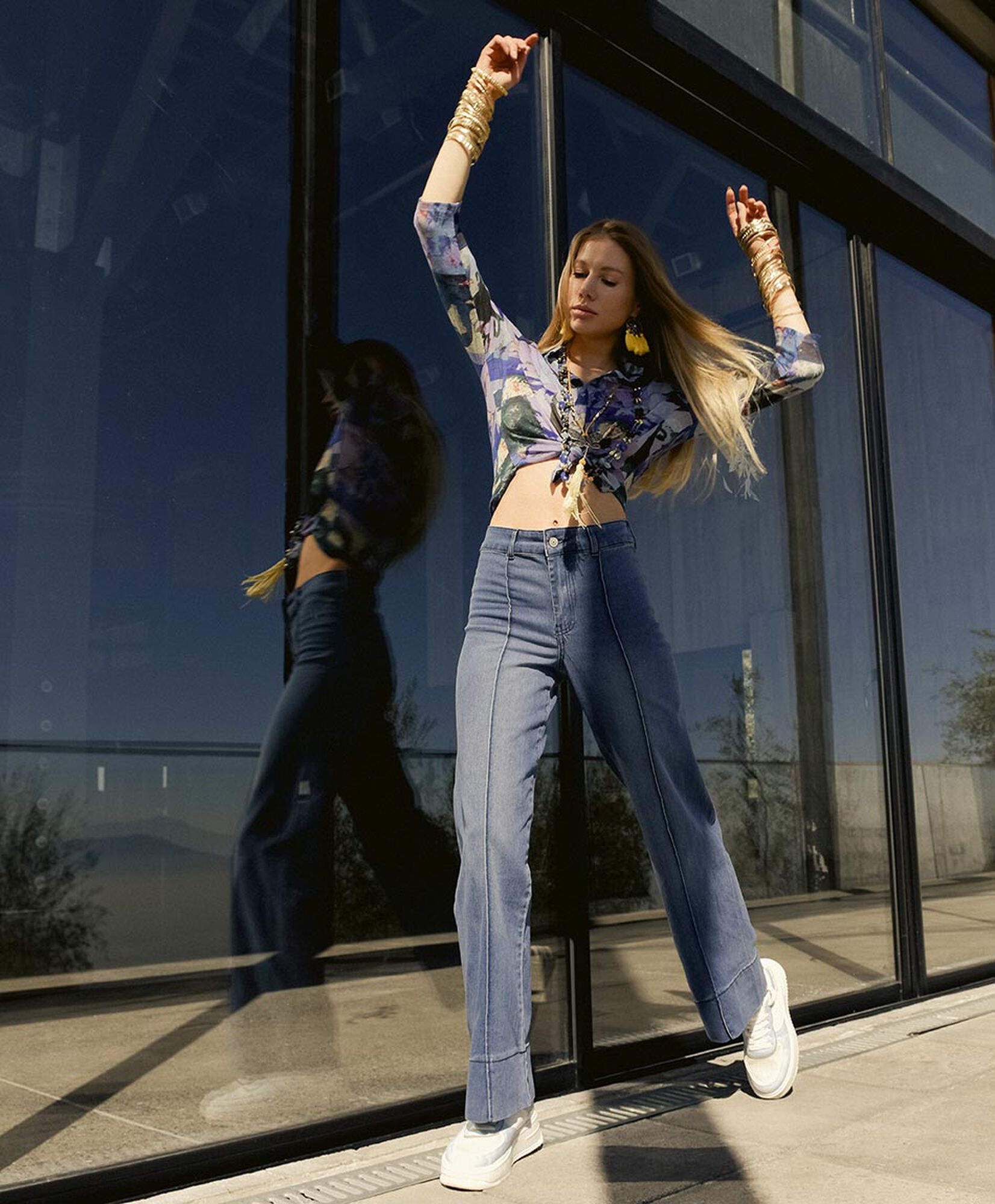 Jeans tiro alto Jeans tiro alto