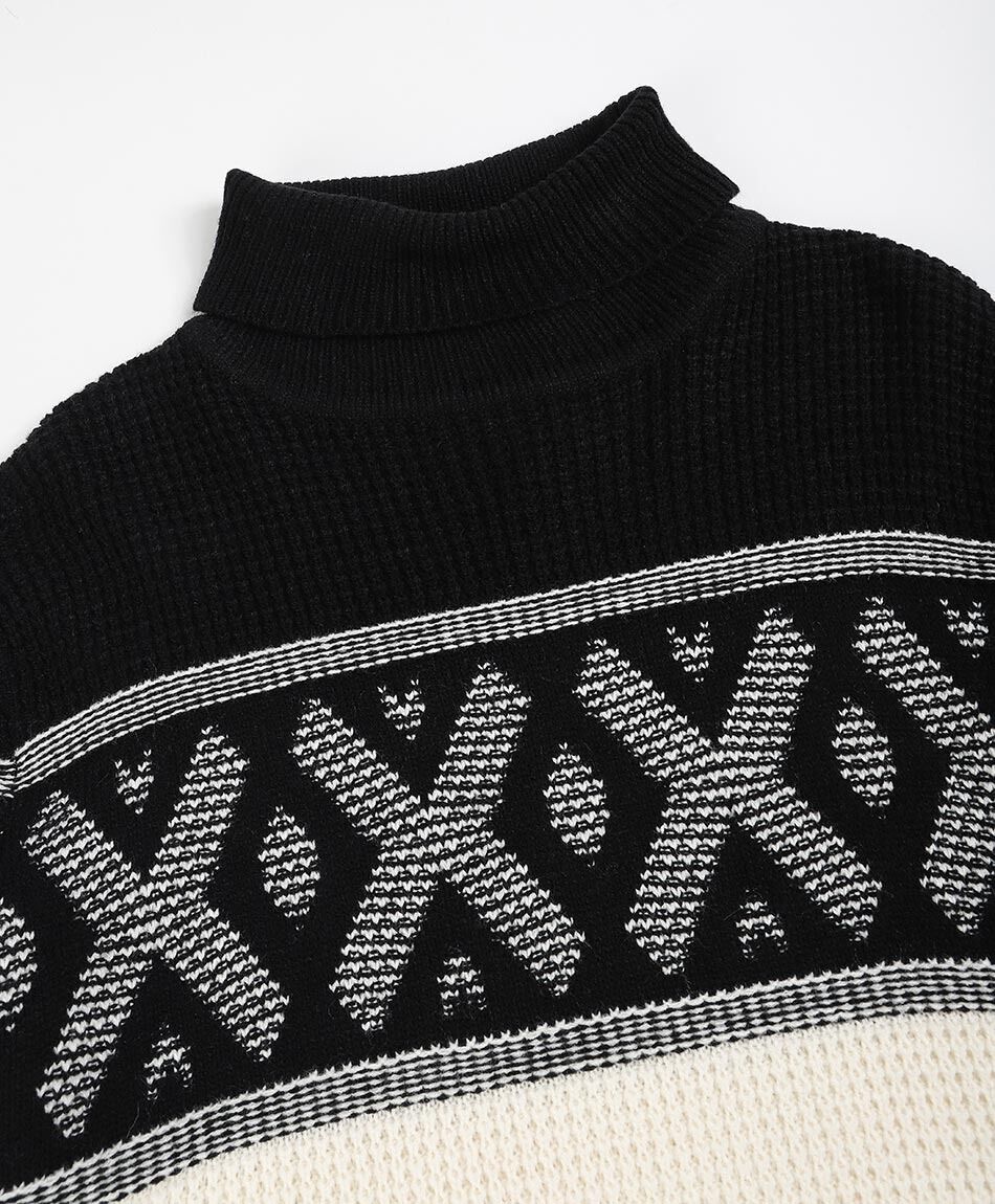 Sweater hombre lineas black