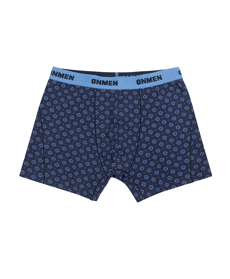 Pack 2 boxer hombre mix azul