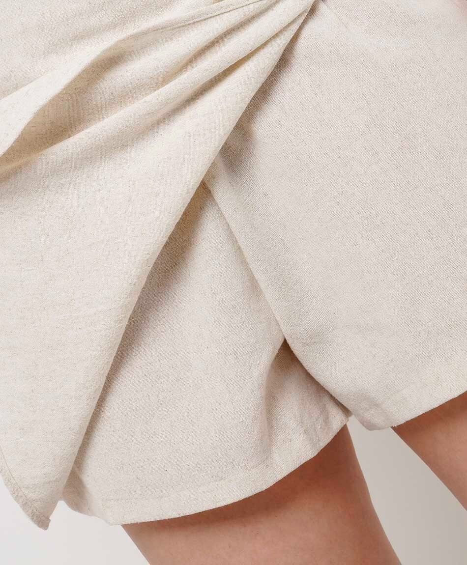 Short mujer cruzada argolla