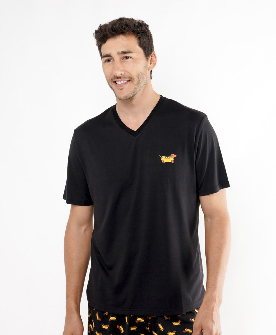 Pijama hombre perro salchicha