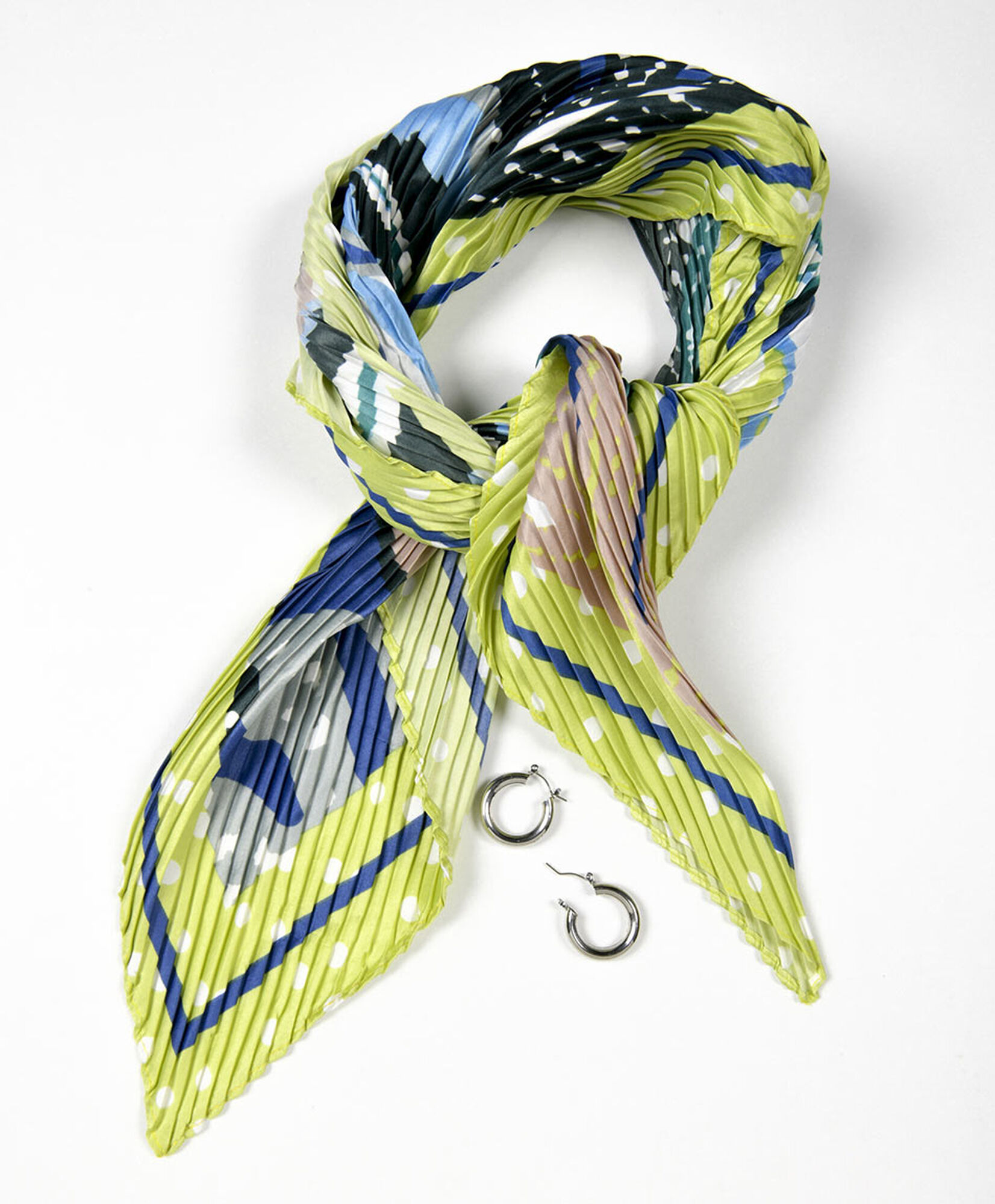 Set aros + pañuelo mujer hojas Set aros + pañuelo mujer hojas