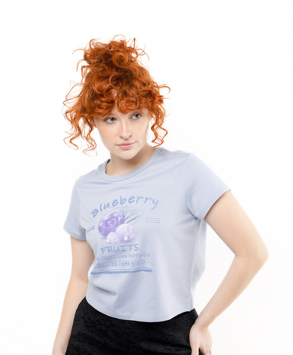 Polera mujer blueberry