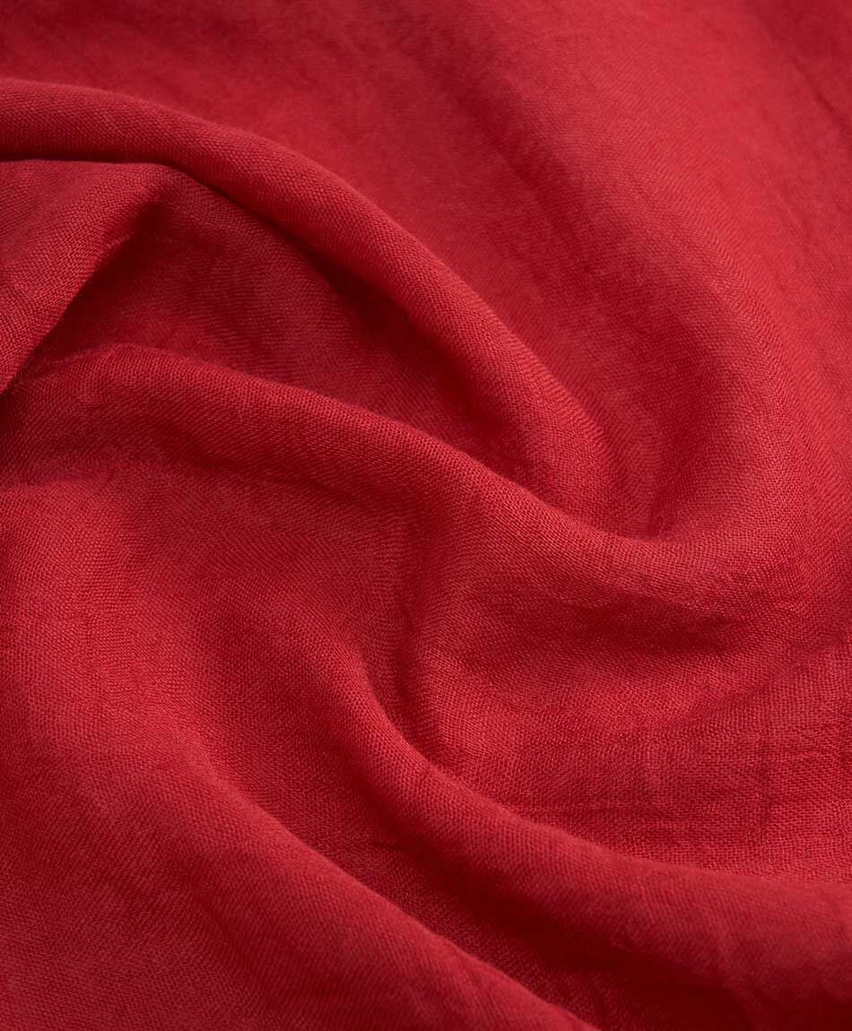 Bufanda mujer lisa roja