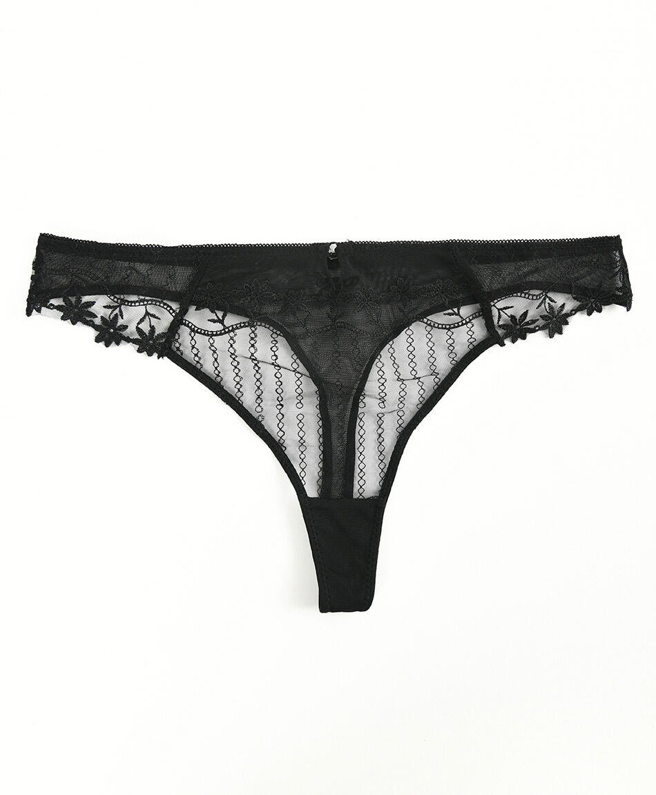 Colaless mujer florcitas transparente
