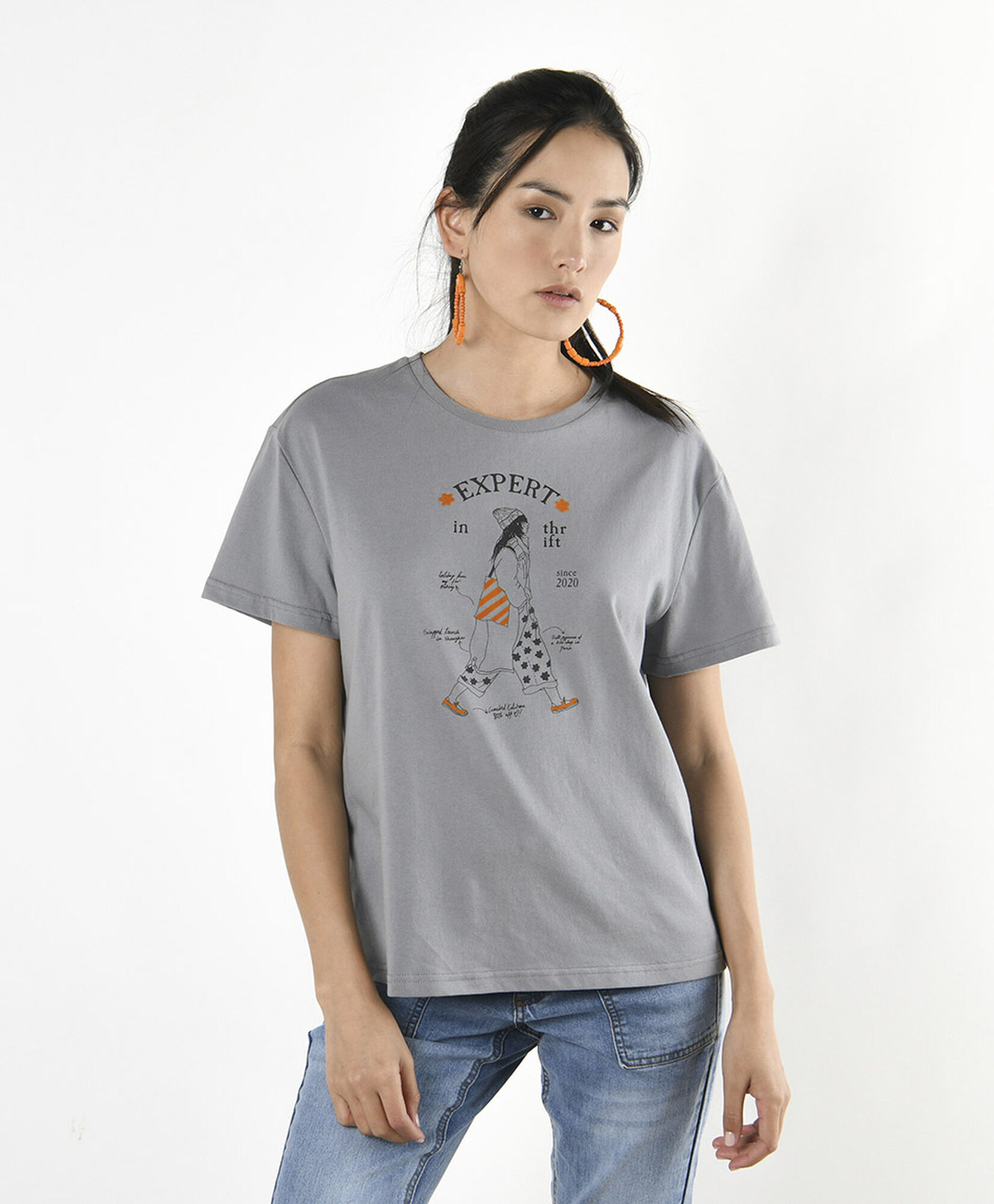 Polera mujer estampado fashion Polera mujer estampado fashion