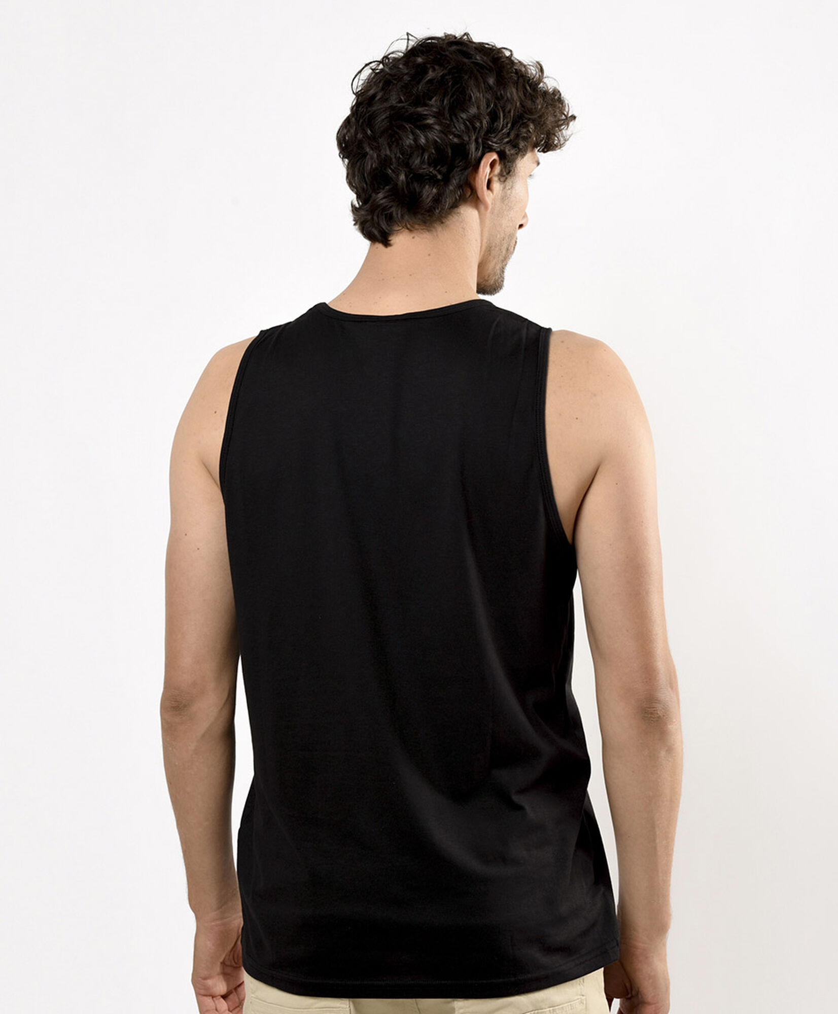 Polera hombre frase sin mangas Polera hombre frase sin mangas