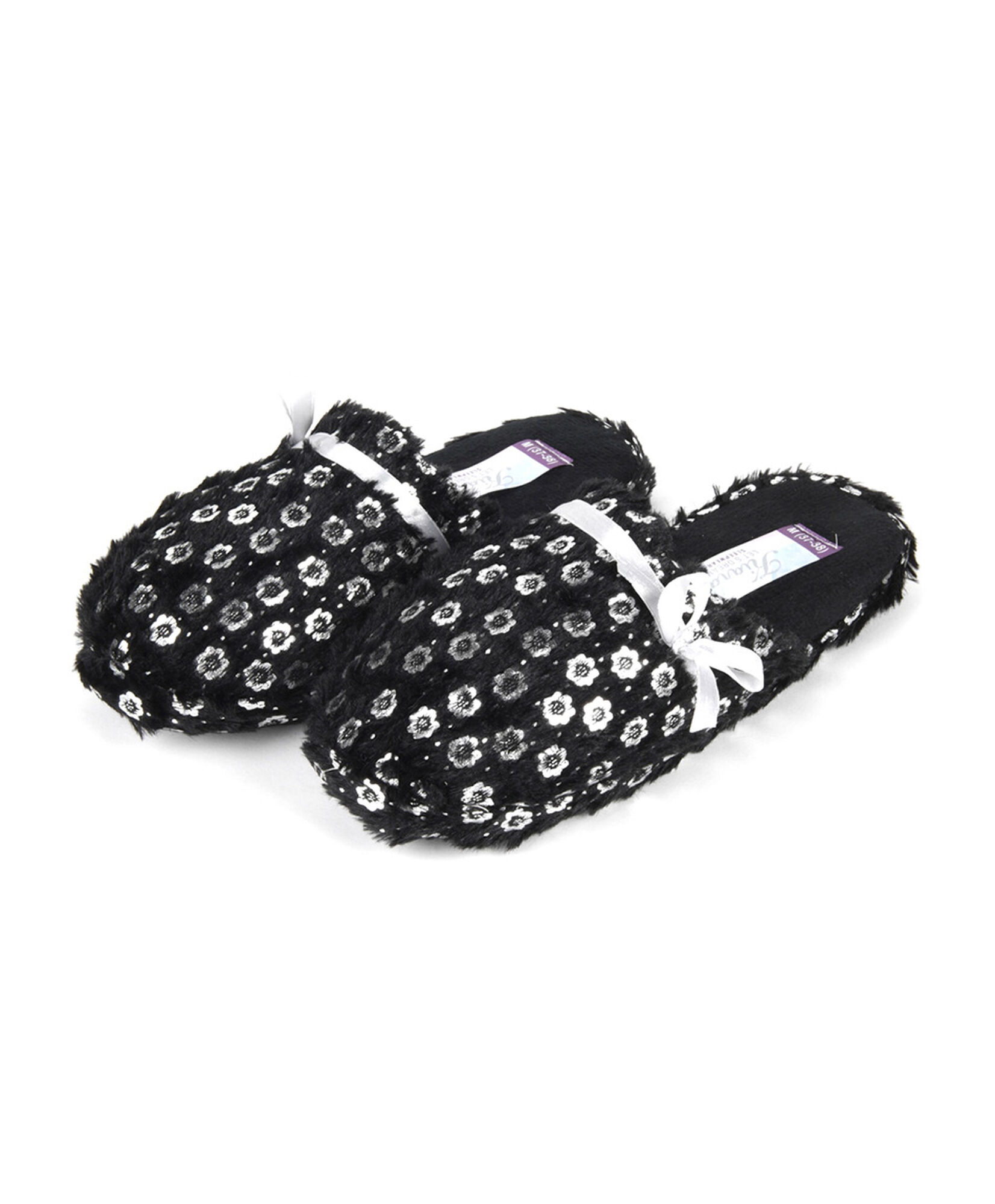 Pantufla mujer lazo y brillos Pantufla mujer lazo y brillos