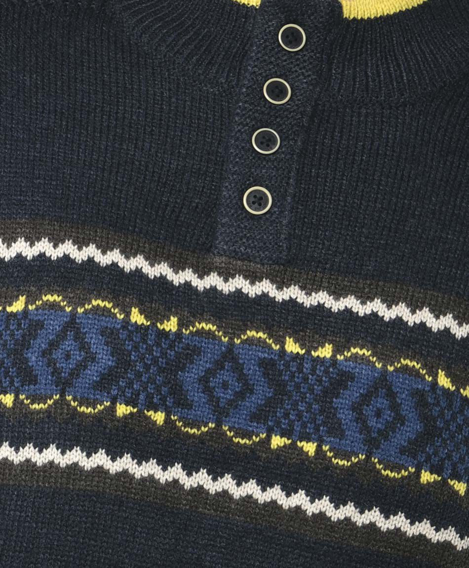 Sweater hombre cuatro botones