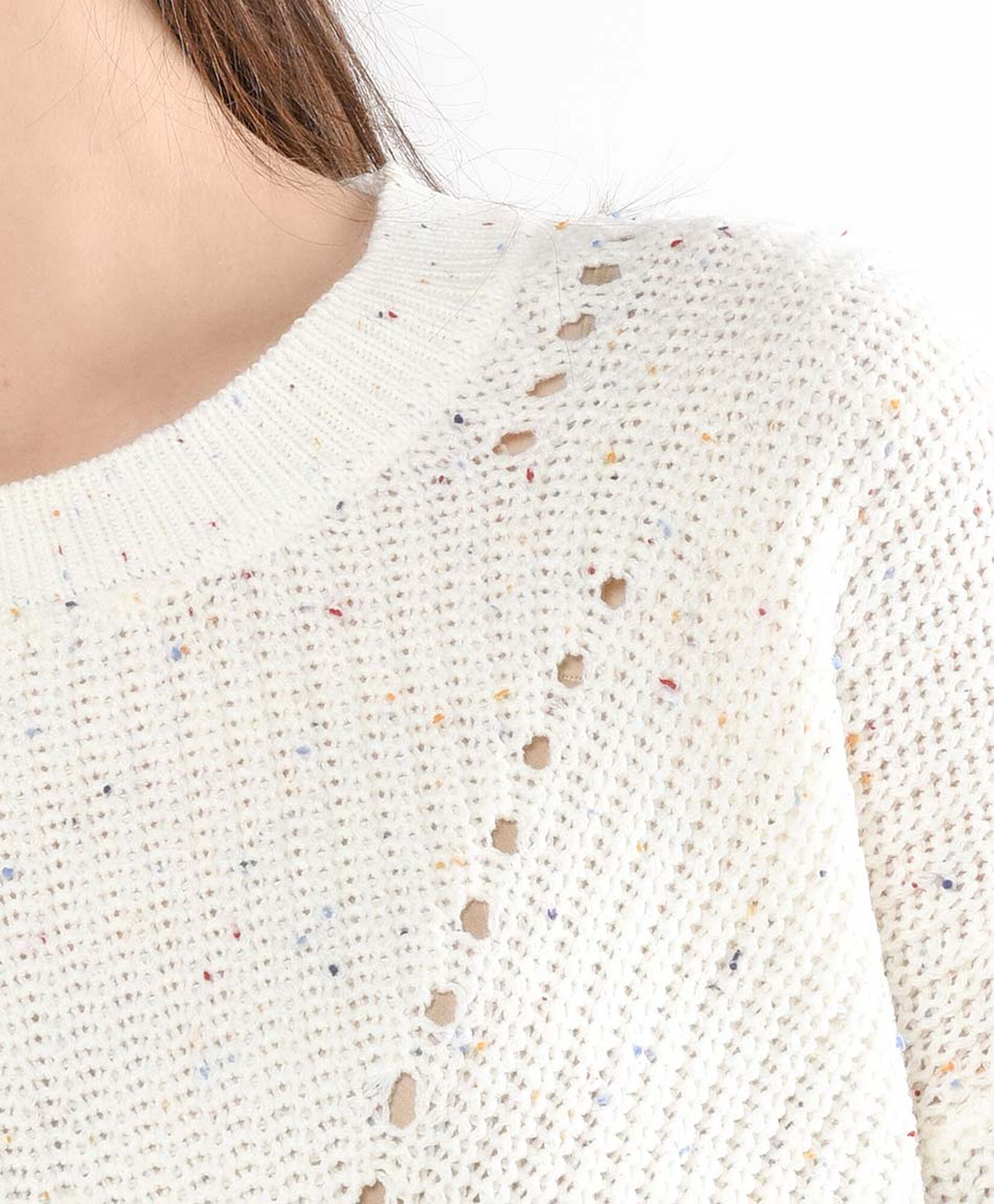 Sweater mujer jaspeado multicolor Sweater mujer jaspeado multicolor