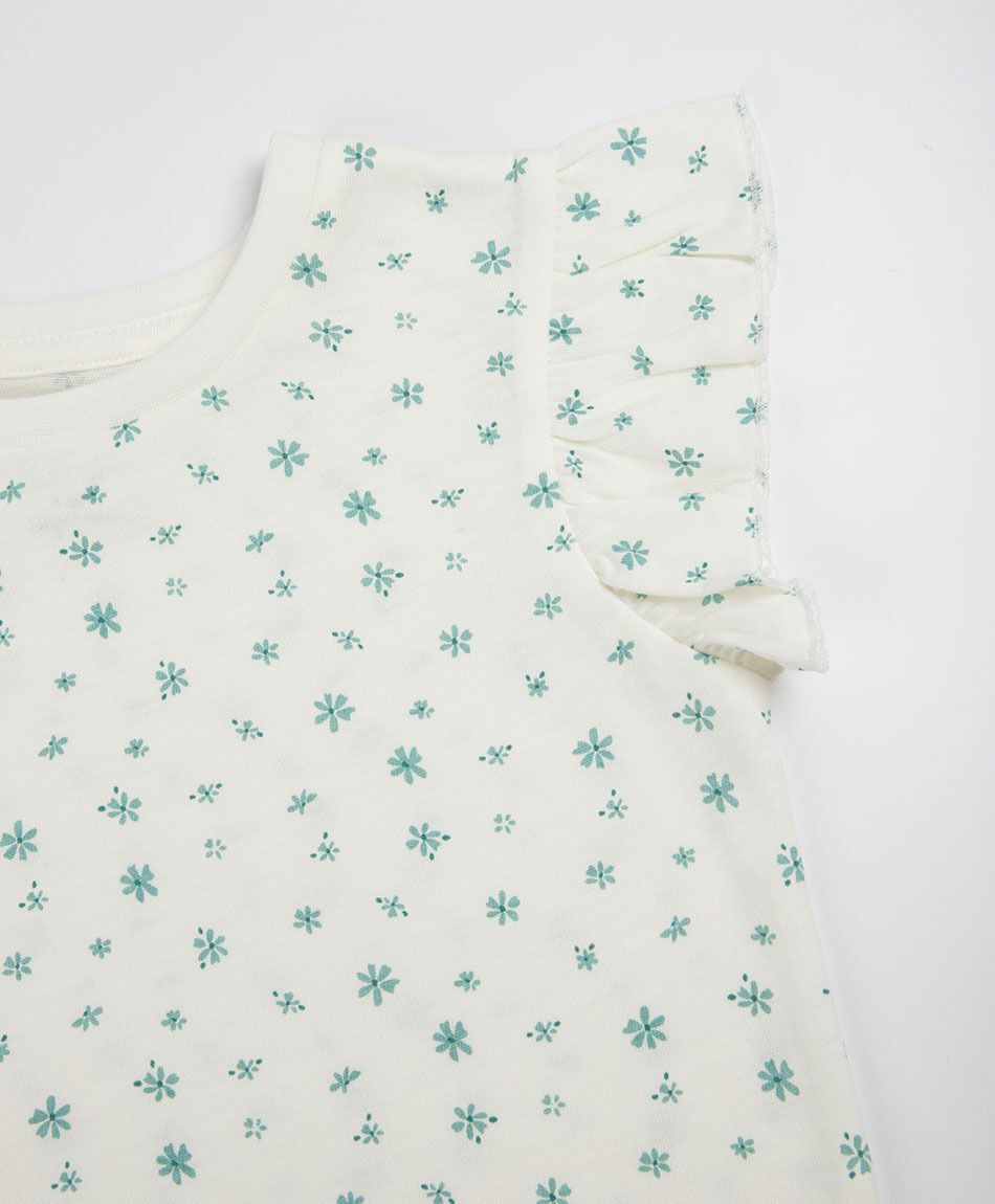 Polera beb&eacute; flores vuelos