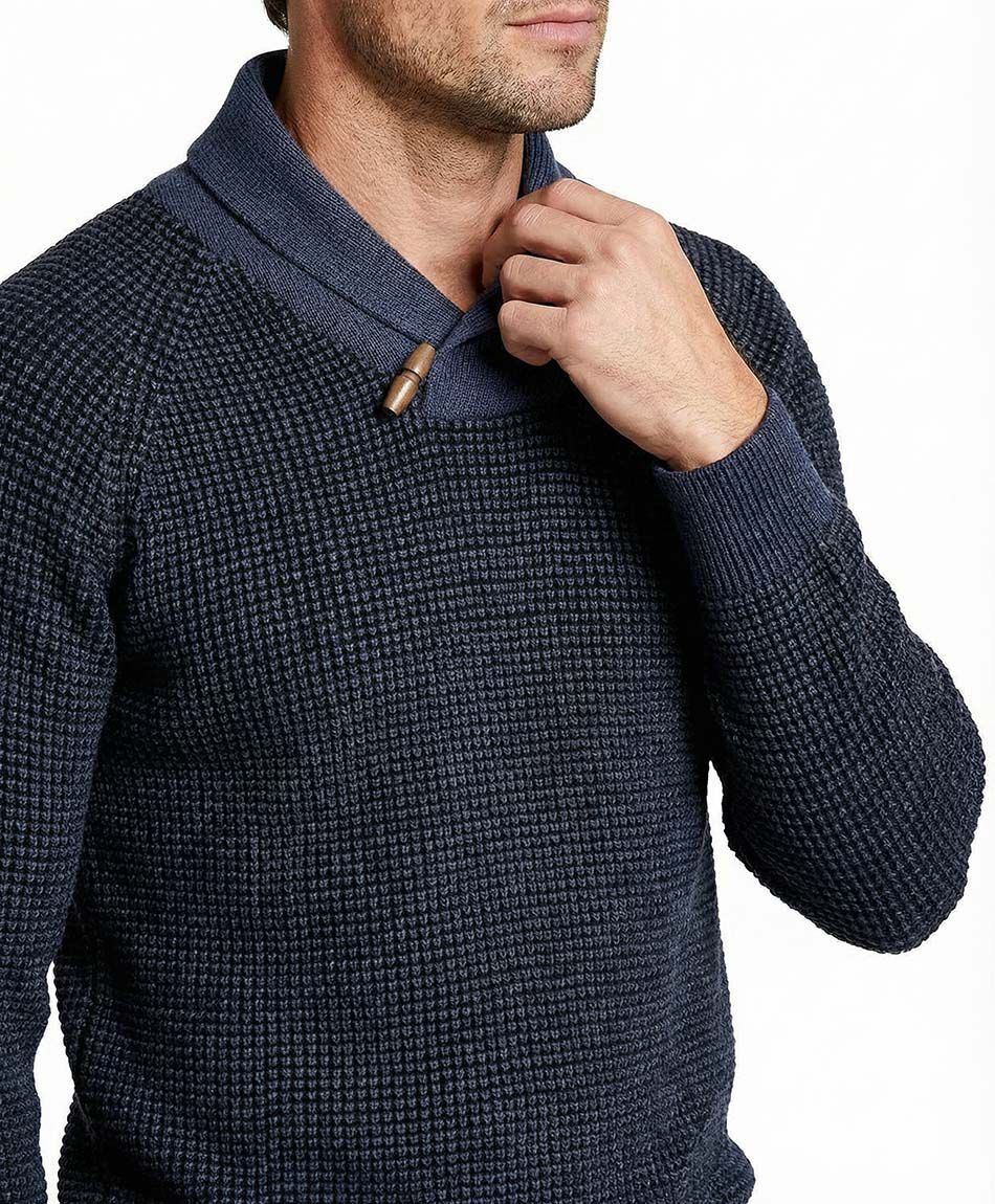 Sweater hombre texturizados navy